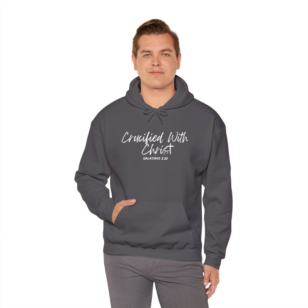 Crucified With Christ- Unisex Heavy Blend™ Hooded Sweatshirt
