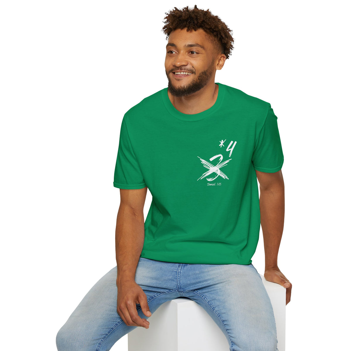 Not Just Three- Unisex Softstyle T-Shirt