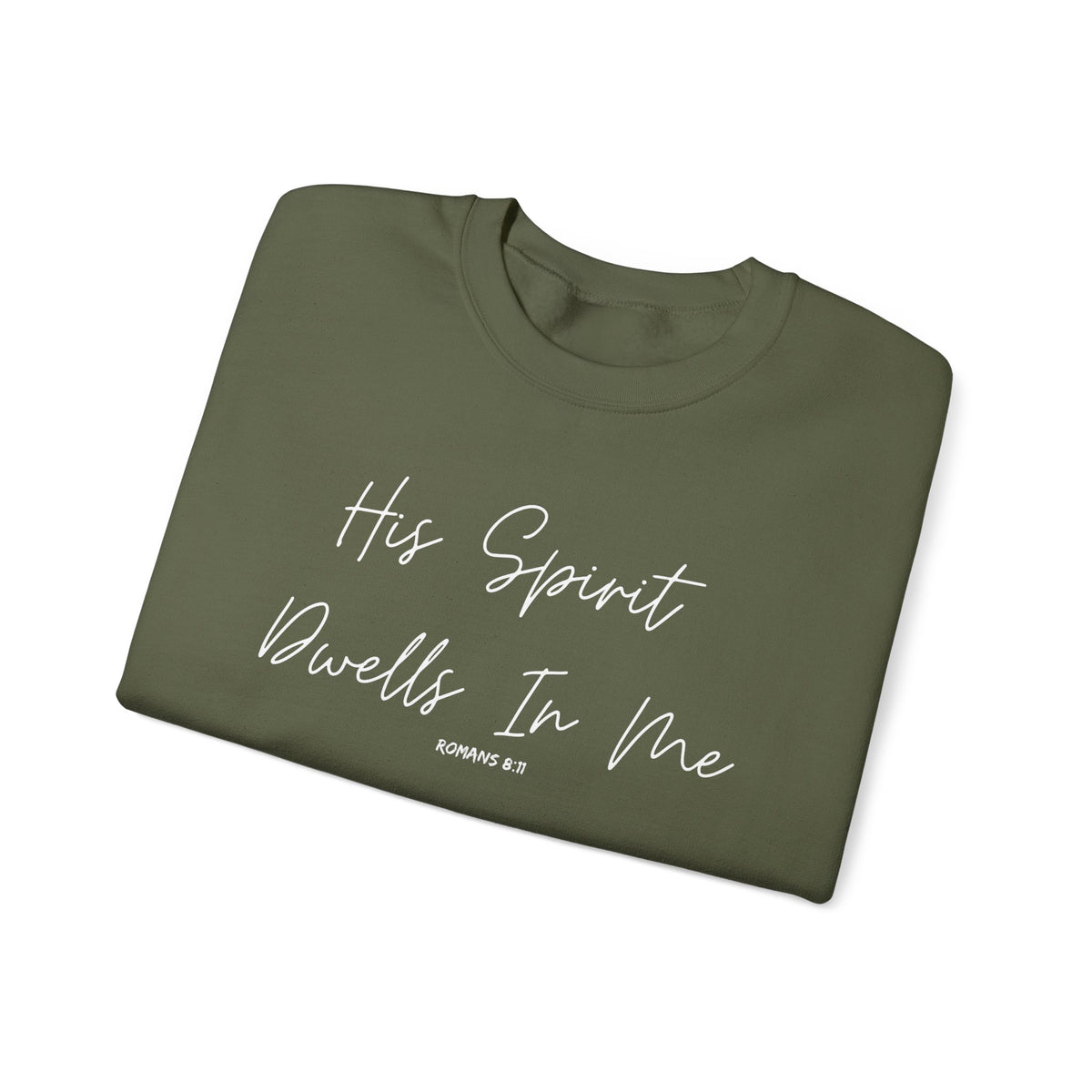 His Spirit Dwells In Me- Unisex Heavy Blend™ Crewneck Sweatshirt