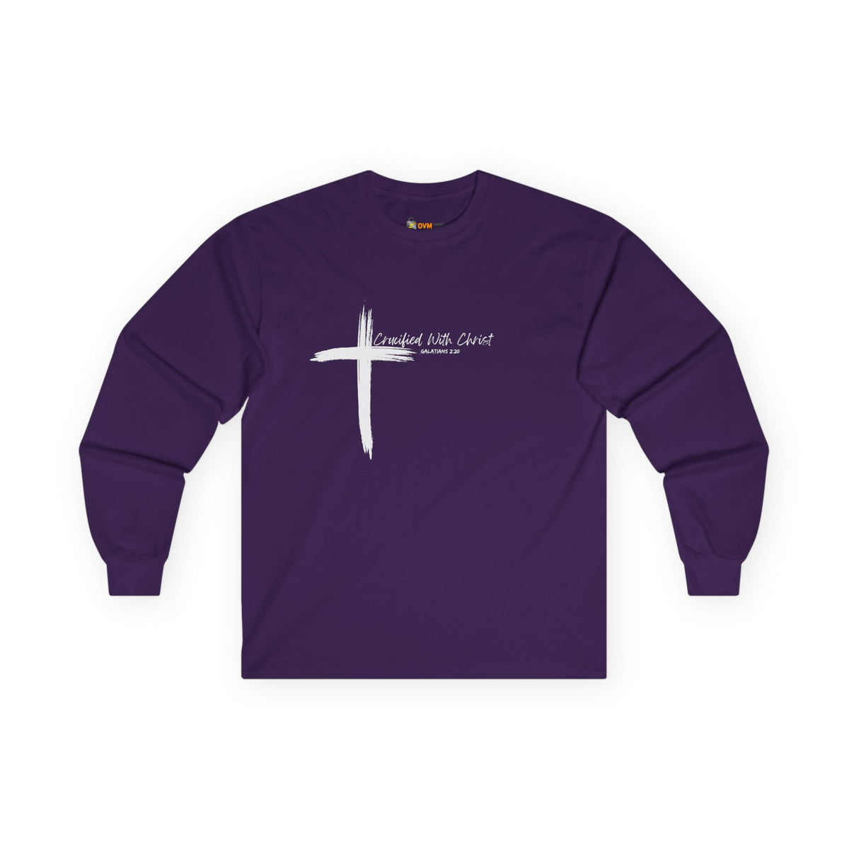 Crucified With Christ Ver.2- Faith-Inspired Unisex Long Sleeve Tee