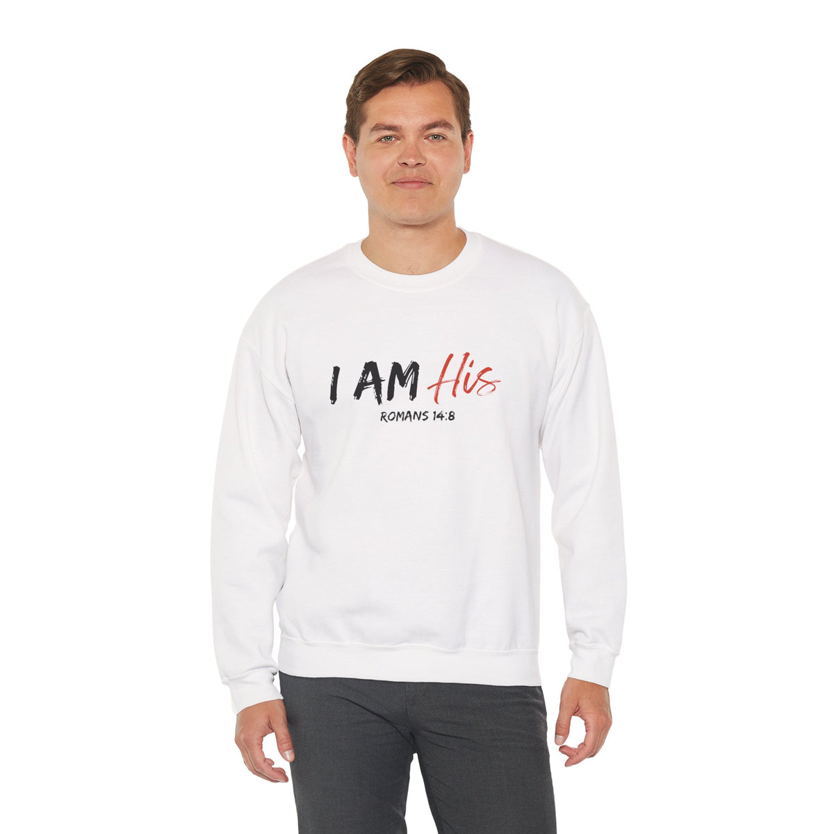 I Am His- Unisex Heavy Blend™ Crewneck Sweatshirt