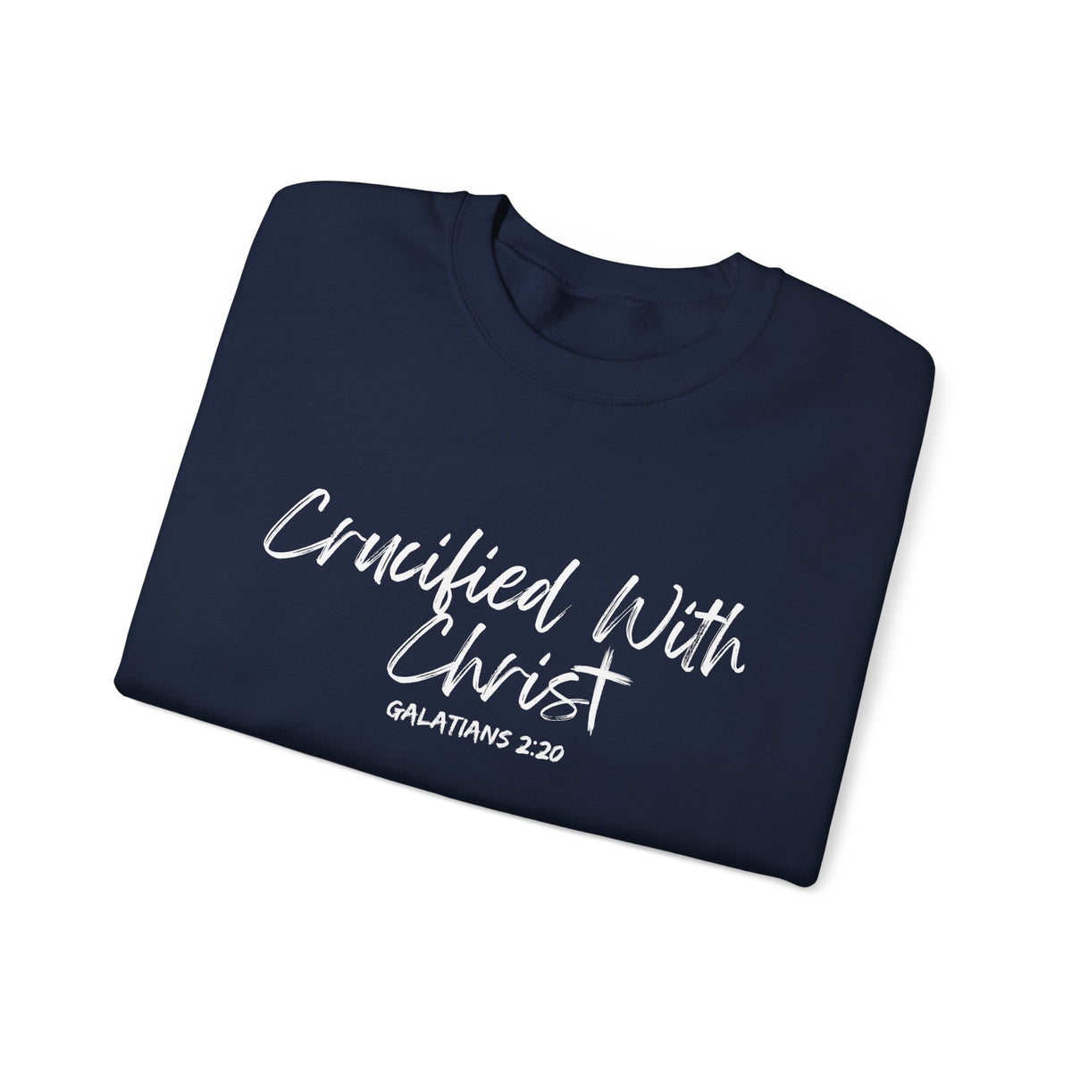 Crucified With Christ- Unisex Heavy Blend™ Crewneck Sweatshirt