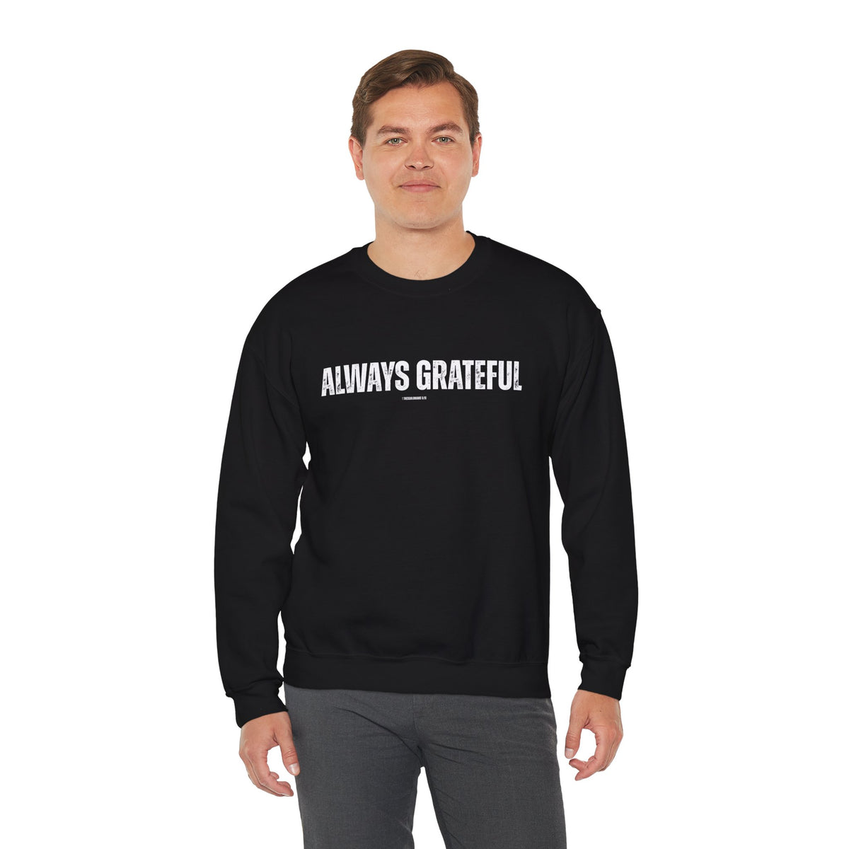 Always Grateful | Men's Heavy Blend™ Crewneck Sweatshirt