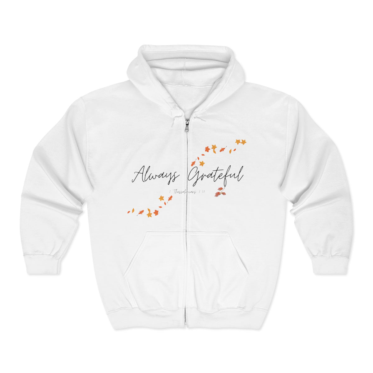 Always Grateful | Ladies' Heavy Blend™ Full Zip Hooded Sweatshirt