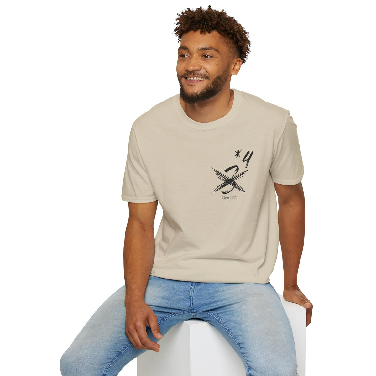 Not Just Three- Unisex Softstyle T-Shirt