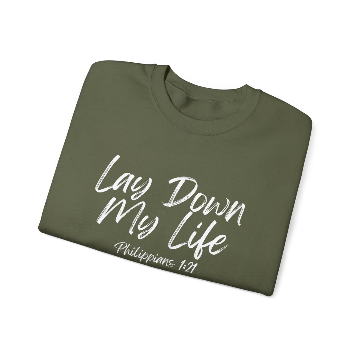 Lay Down My Life- Unisex Heavy Blend™ Crewneck Sweatshirt