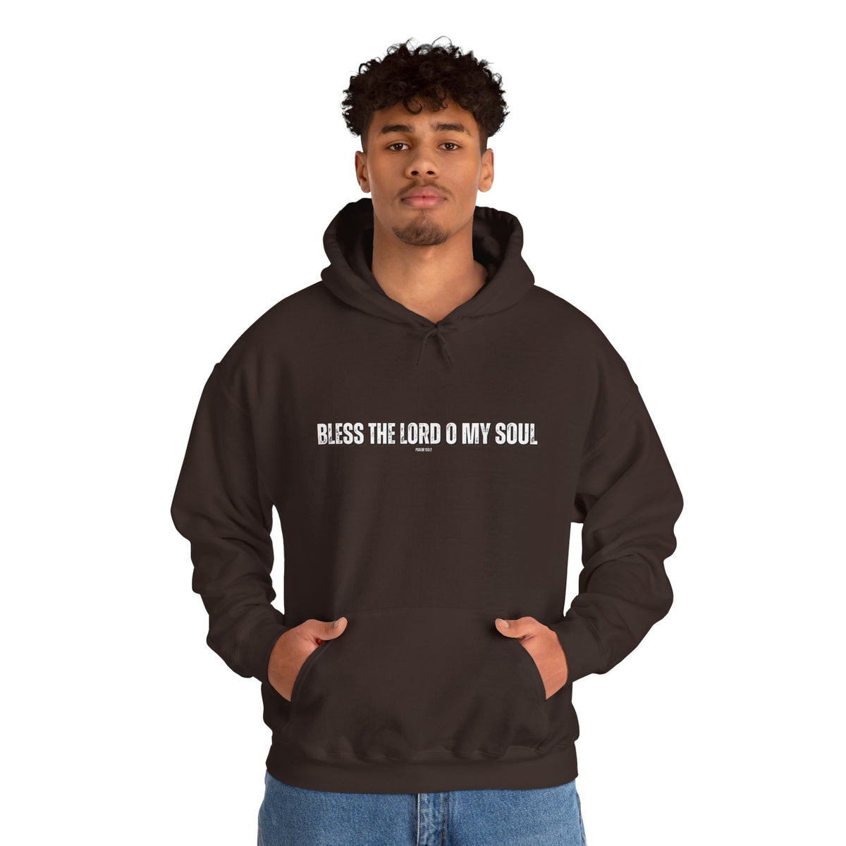 Bless The Lord O My Soul | Men's Heavy Blend™ Hooded Sweatshirt