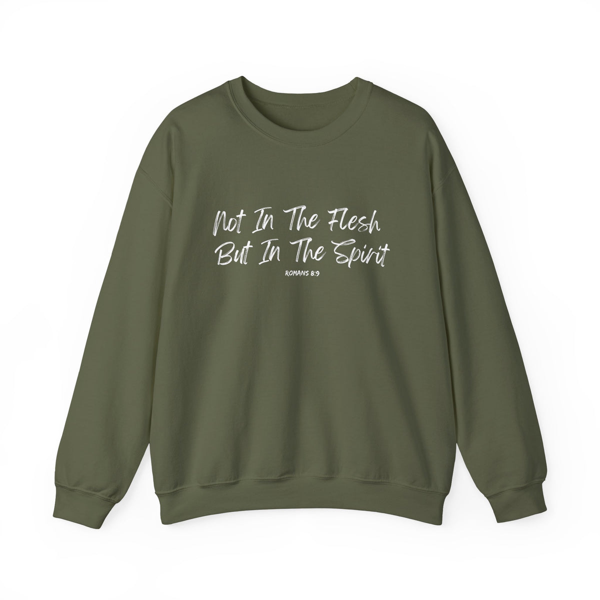 Not in the Flesh but in The Spirit- Unisex Heavy Blend™ Crewneck Sweatshirt