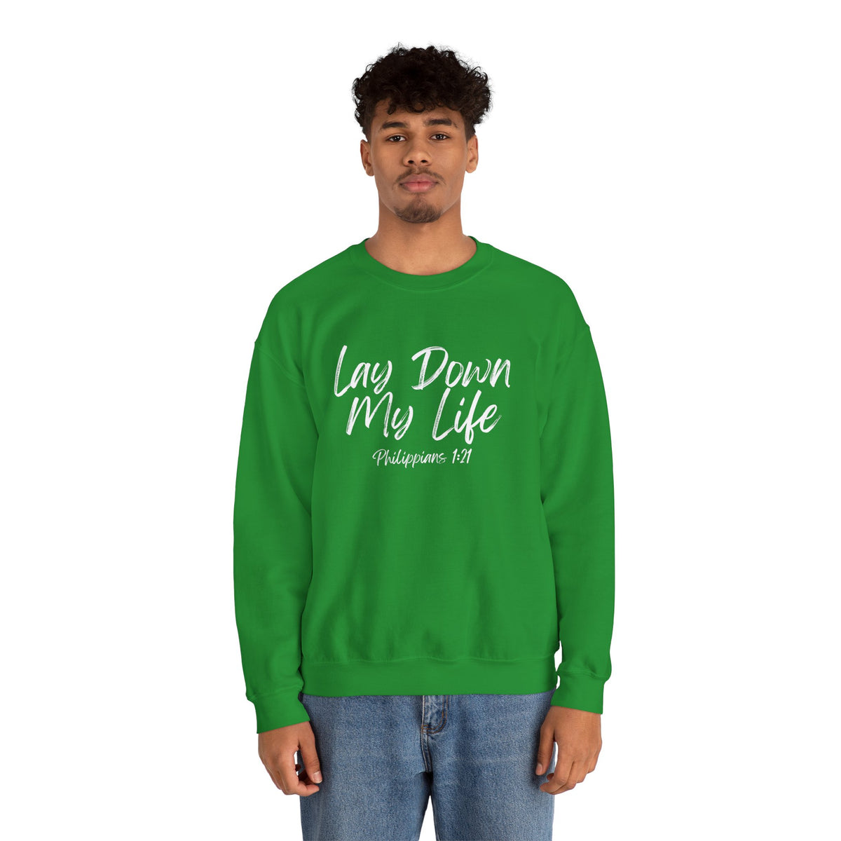 Lay Down My Life- Unisex Heavy Blend™ Crewneck Sweatshirt