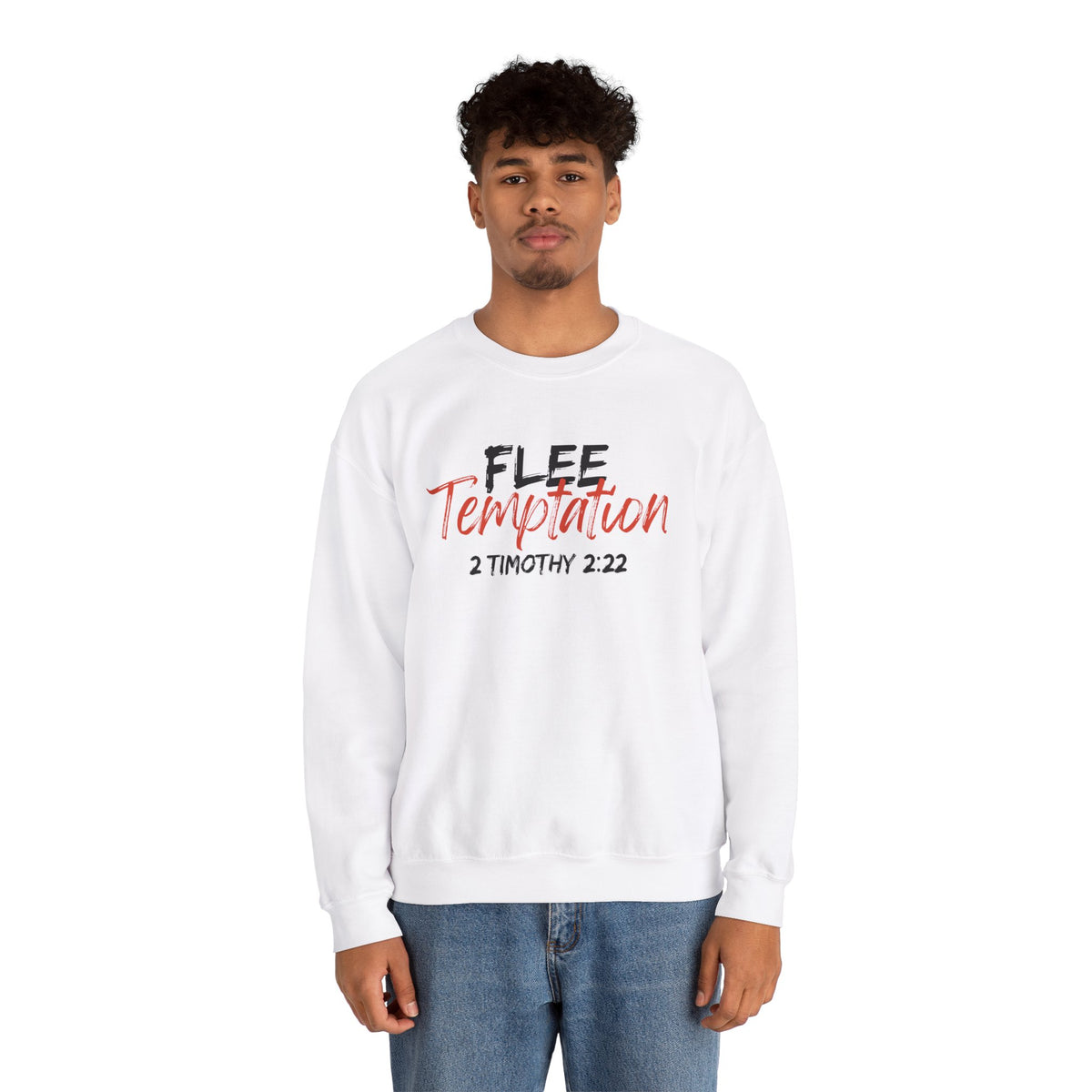Flee Temptation- Unisex Heavy Blend™ Crewneck Sweatshirt