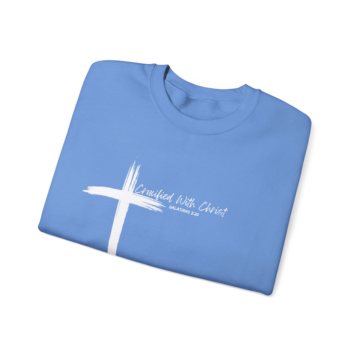 Crucified With Christ Ver.2- Christian Faith Crewneck Sweatshirt