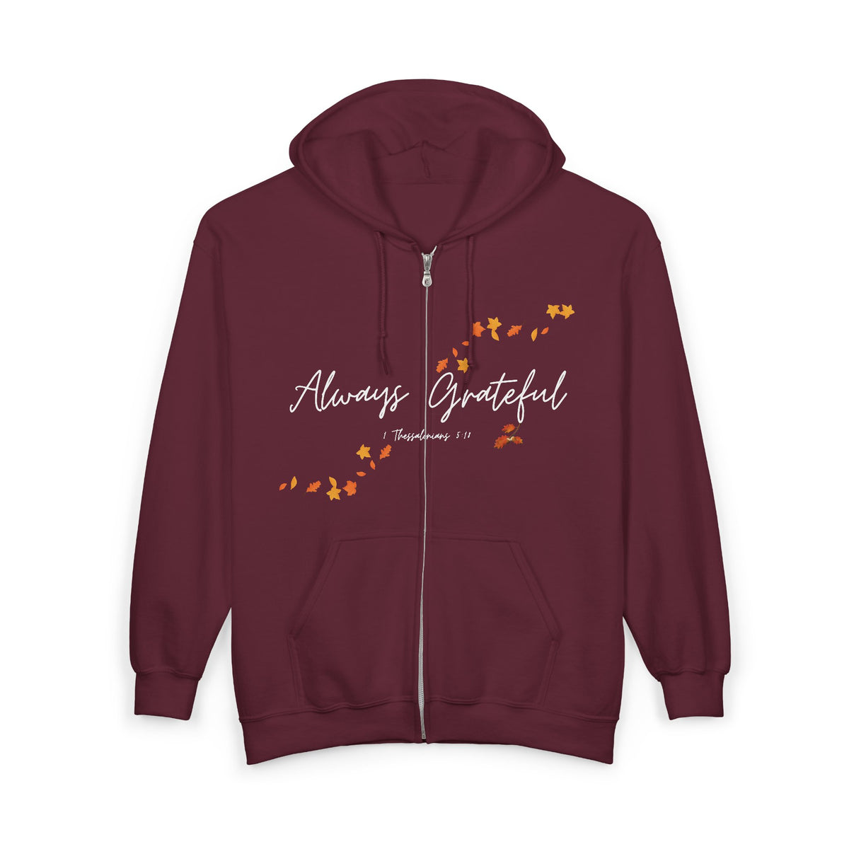 Always Grateful | Ladies' Heavy Blend™ Full Zip Hooded Sweatshirt