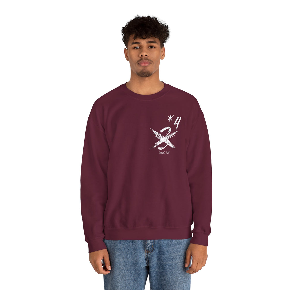 Not Just Three- Unisex Heavy Blend™ Crewneck Sweatshirt