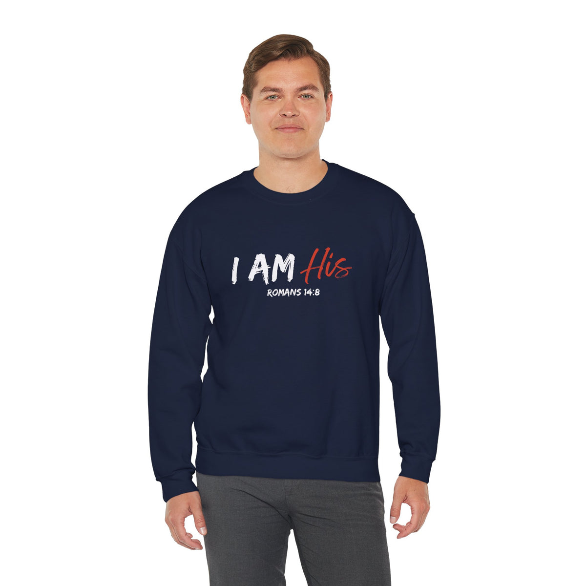 I Am His- Unisex Heavy Blend™ Crewneck Sweatshirt