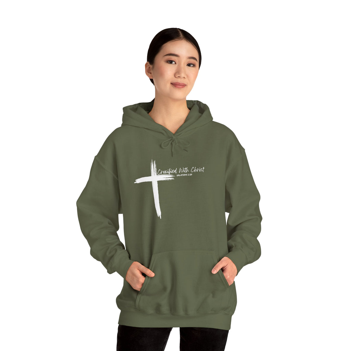 Crucified With Christ Ver.2- Unisex Heavy Blend Hoodie