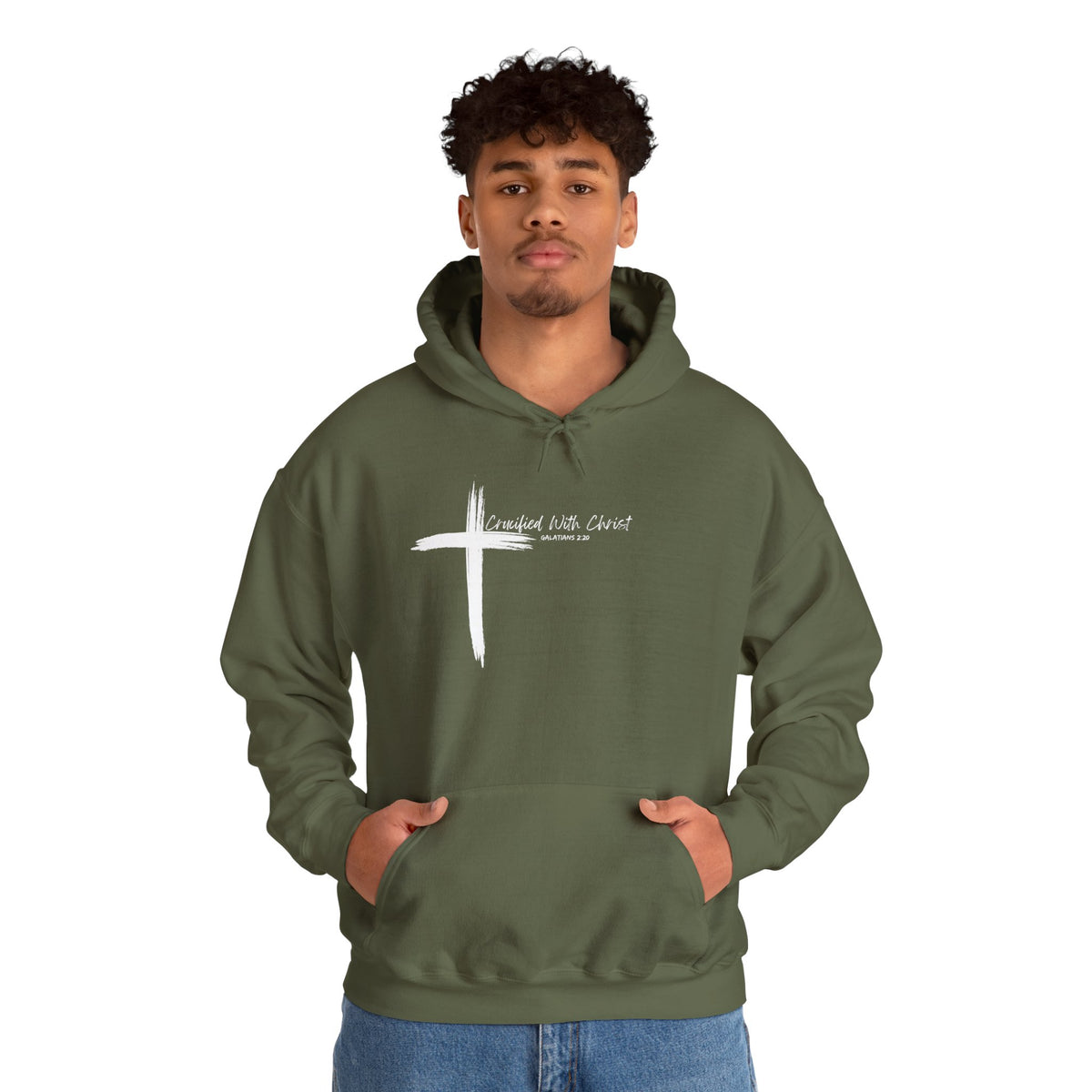 Crucified With Christ Ver.2- Unisex Heavy Blend Hoodie