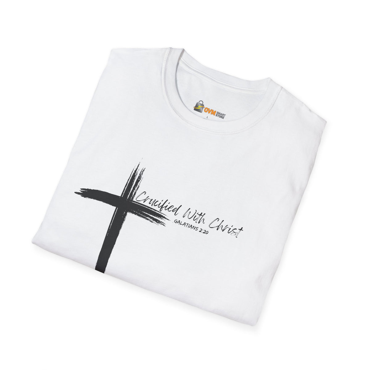 Crucified With Christ Ver.2- Unisex Softstyle T-Shirt