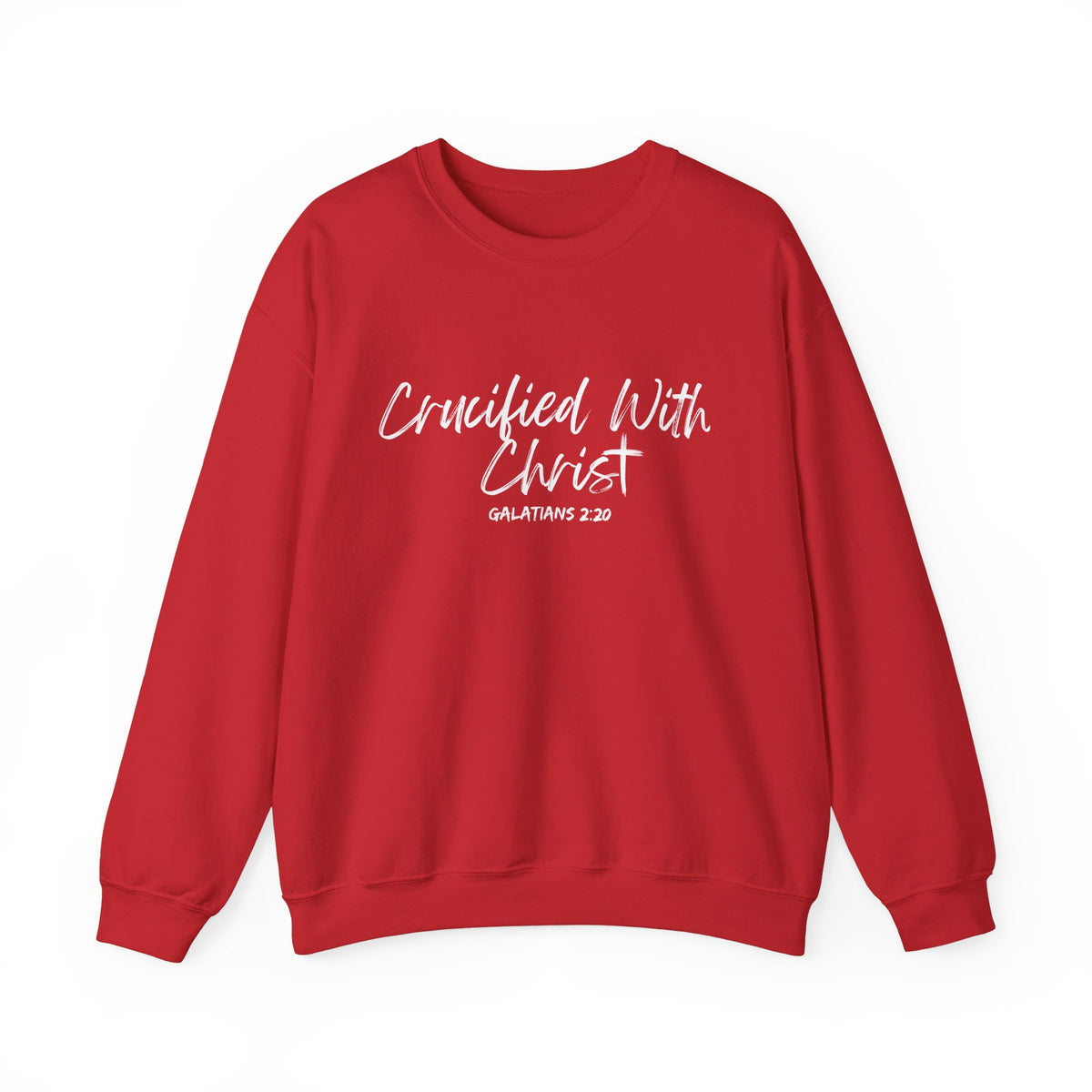 Crucified With Christ- Unisex Heavy Blend™ Crewneck Sweatshirt