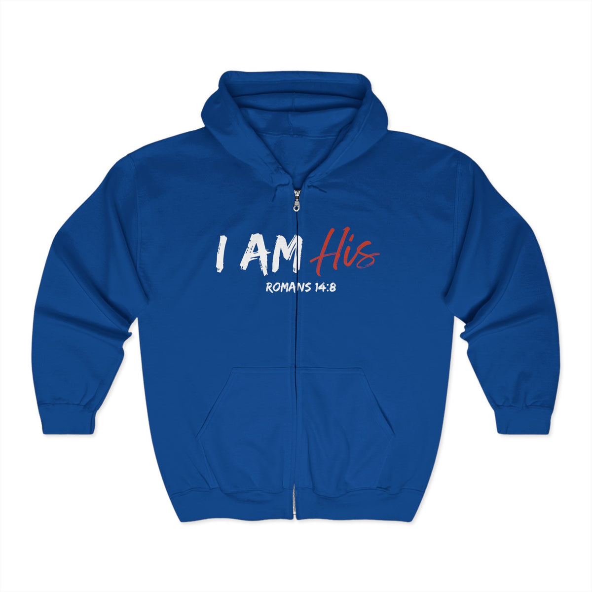 I Am His | Unisex Heavy Blend™ Full Zip Hooded Sweatshirt