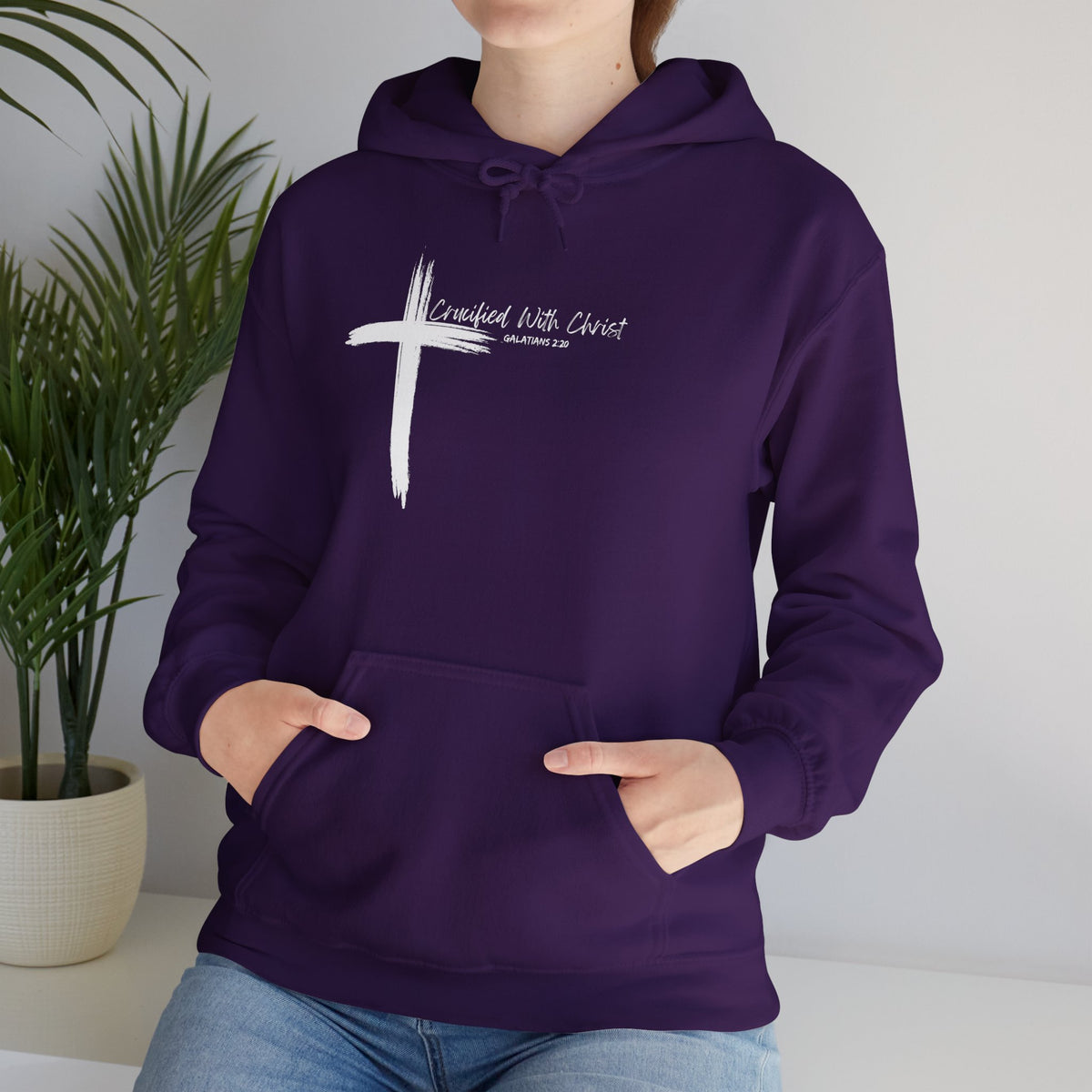 Crucified With Christ Ver.2- Unisex Heavy Blend Hoodie