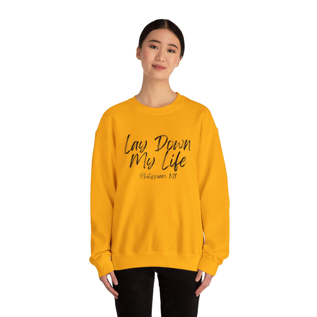 Lay Down My Life- Unisex Heavy Blend™ Crewneck Sweatshirt