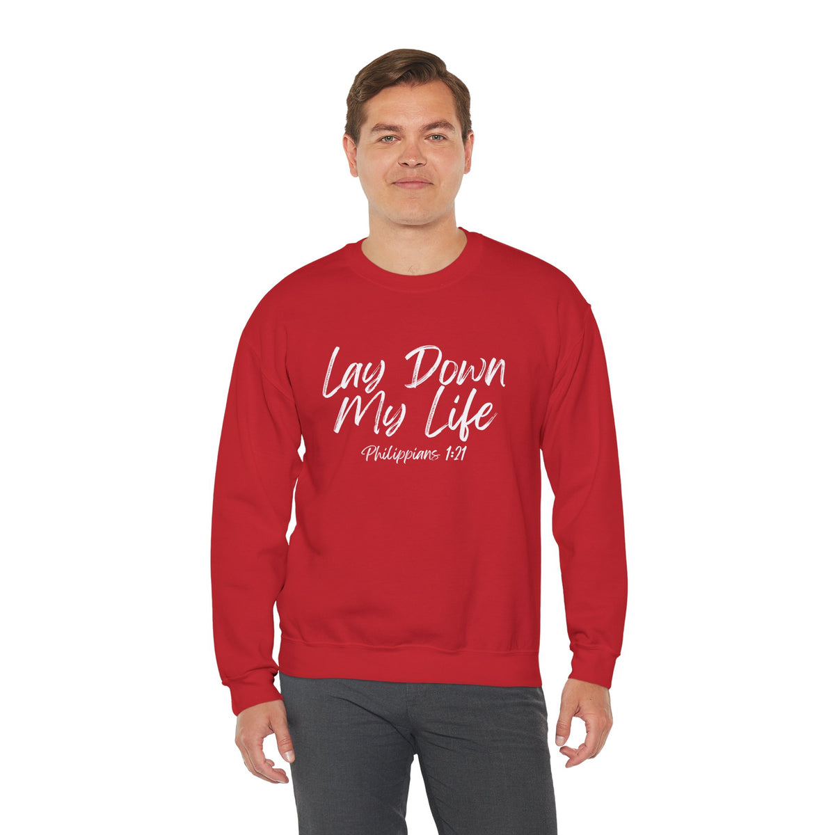 Lay Down My Life- Unisex Heavy Blend™ Crewneck Sweatshirt