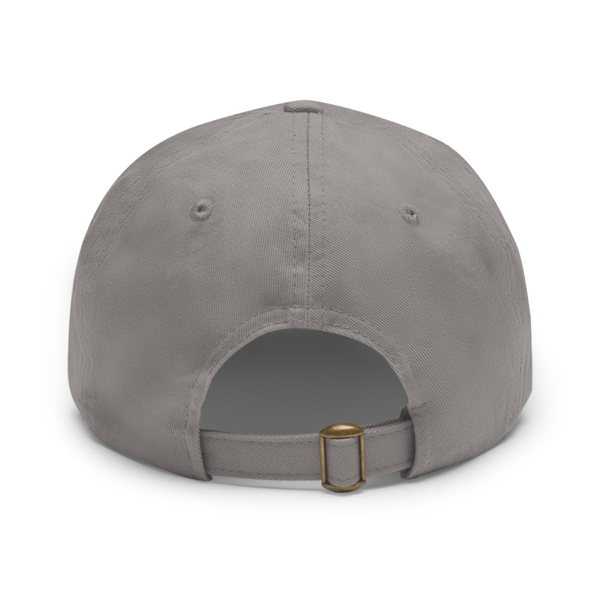 For Christ Alone- Dad Hat with Leather Patch (Rectangle)