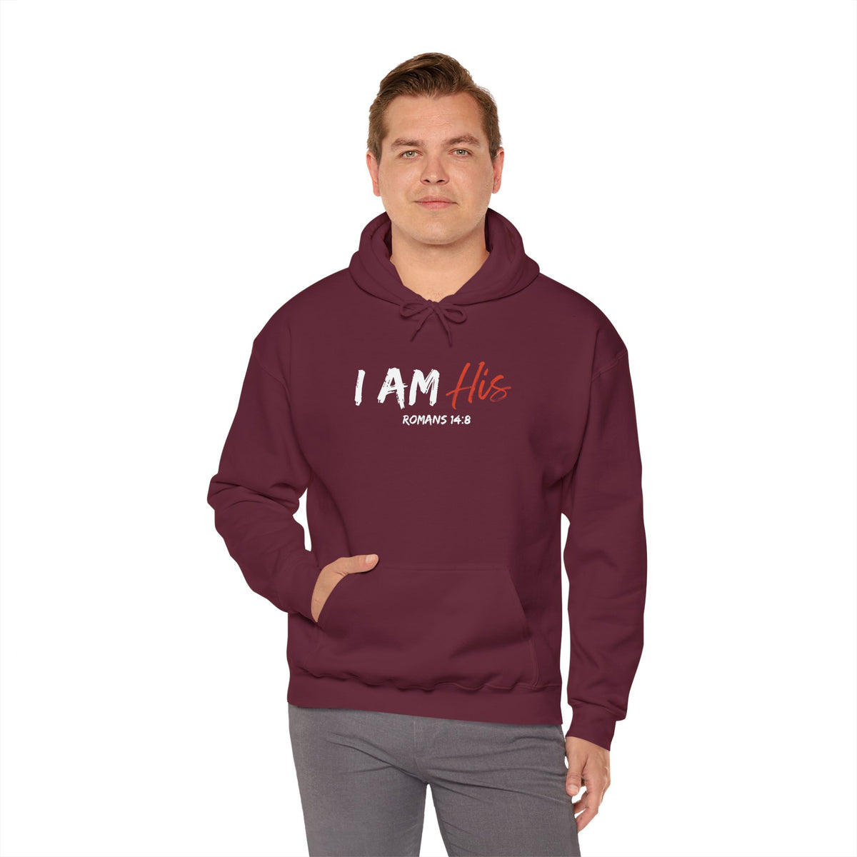 I Am His- Unisex Heavy Blend™ Hooded Sweatshirt