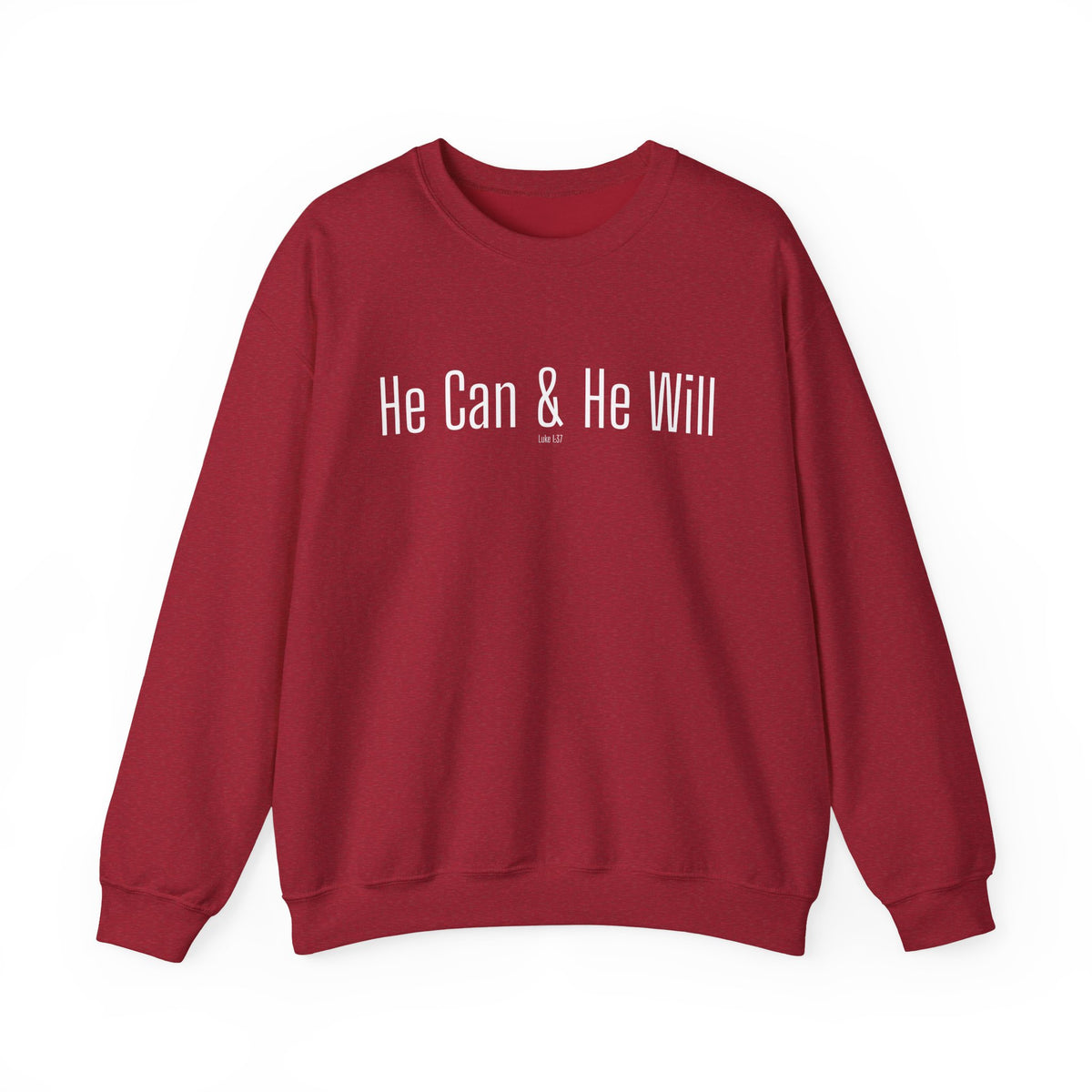 He Can & He Will | Men's Heavy Blend™ Crewneck Sweatshirt
