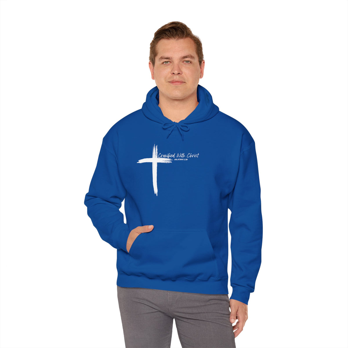 Crucified With Christ Ver.2- Unisex Heavy Blend Hoodie