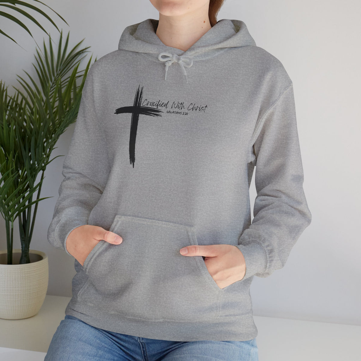 Crucified With Christ Ver.2- Unisex Heavy Blend Hoodie