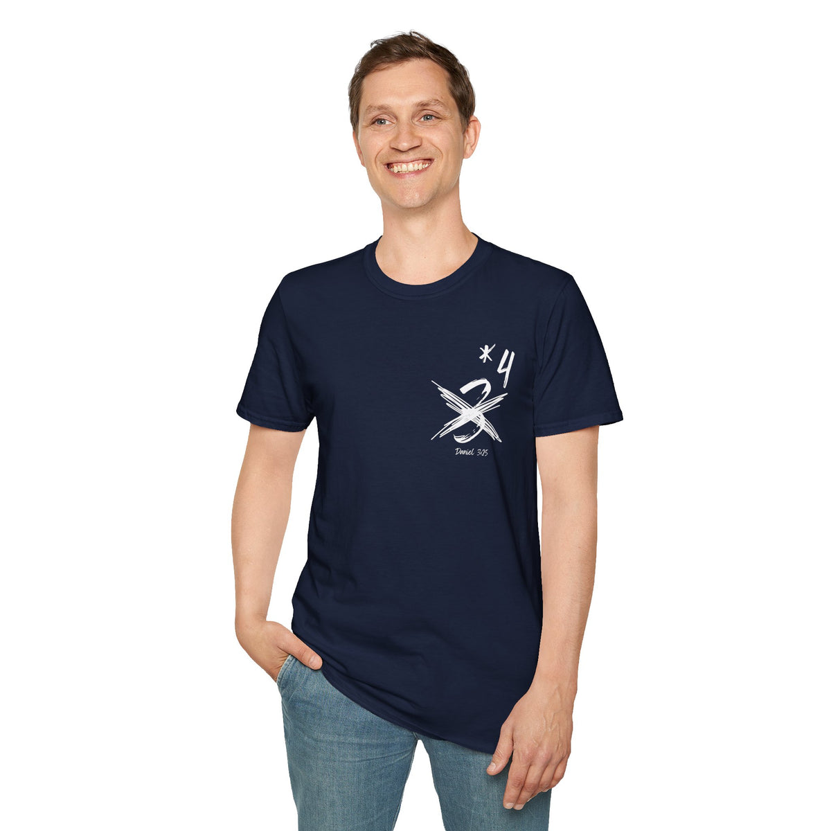 Not Just Three- Unisex Softstyle T-Shirt