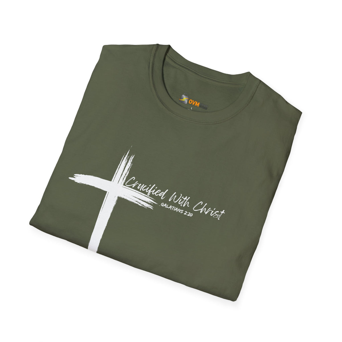 Crucified With Christ Ver.2- Unisex Softstyle T-Shirt
