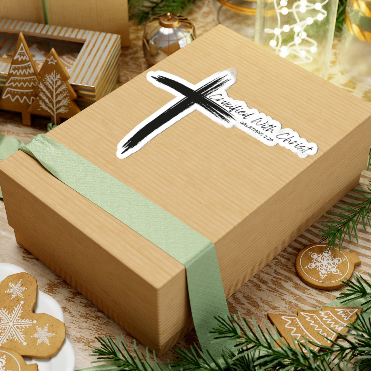 Crucified With Christ Ver.2- Kiss-Cut Stickers