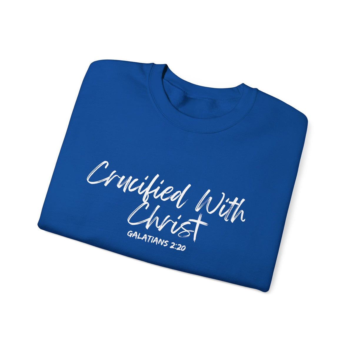 Crucified With Christ- Unisex Heavy Blend™ Crewneck Sweatshirt