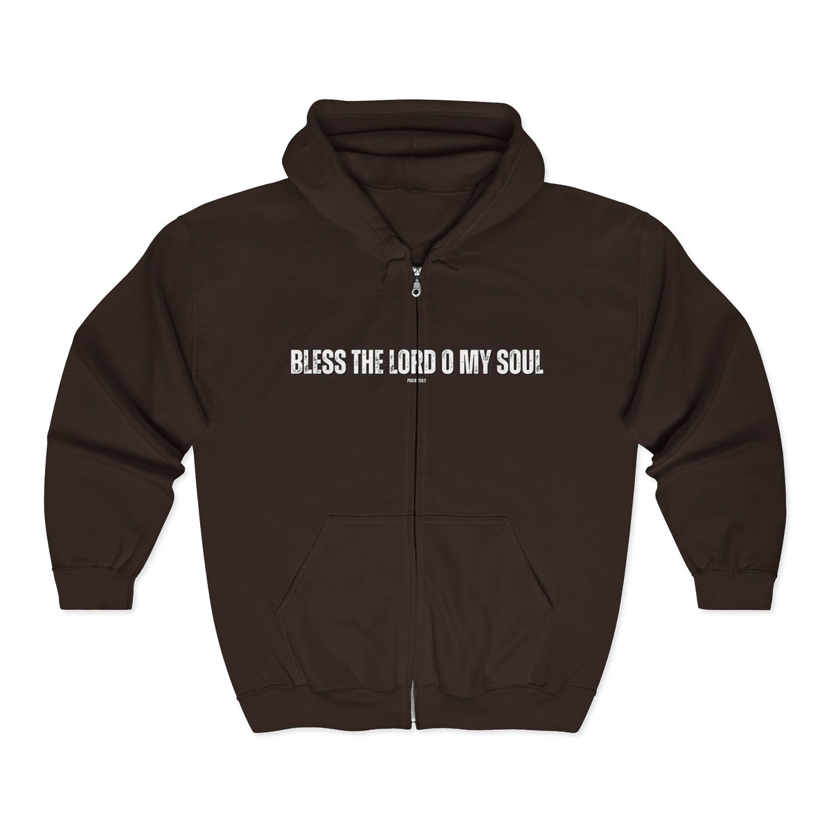 Bless The Lord O My Soul | Men's Heavy Blend™ Full Zip Hooded Sweatshirt
