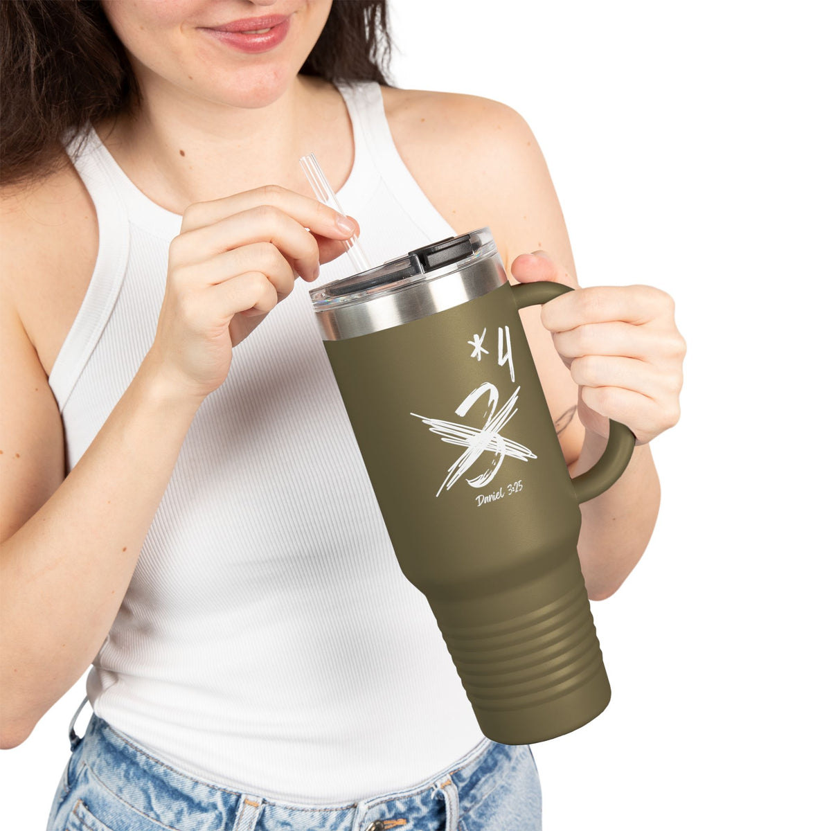 Not Just Three- Insulated Travel Mug, 40oz