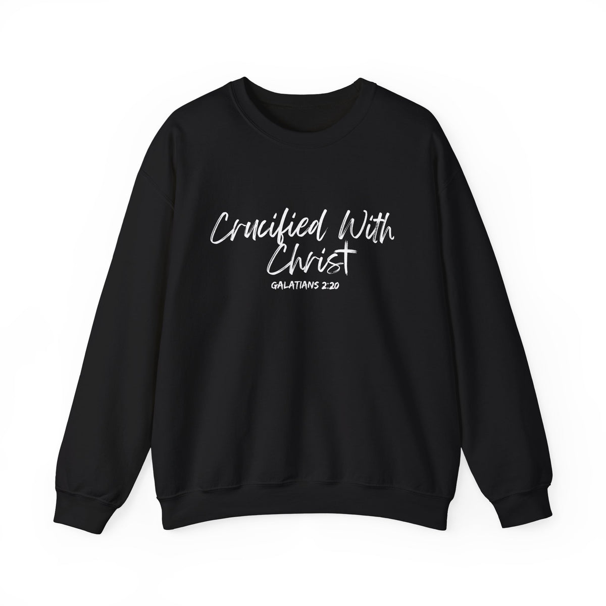 Crucified With Christ- Unisex Heavy Blend™ Crewneck Sweatshirt