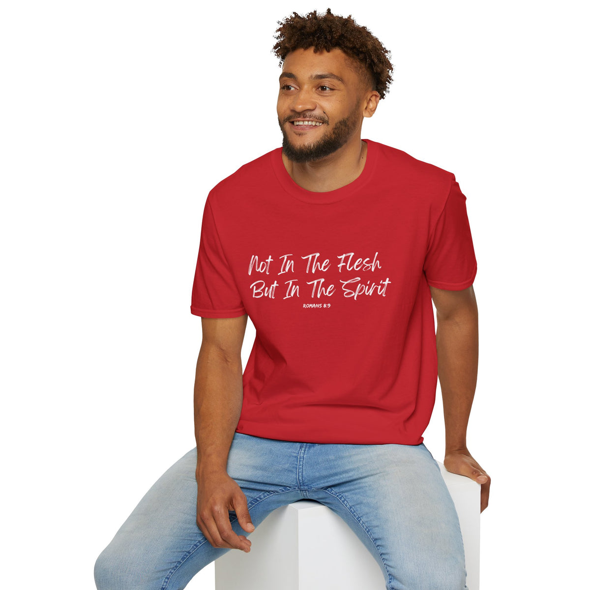 Not In the Flesh but in The Spirit- Unisex Softstyle T-Shirt
