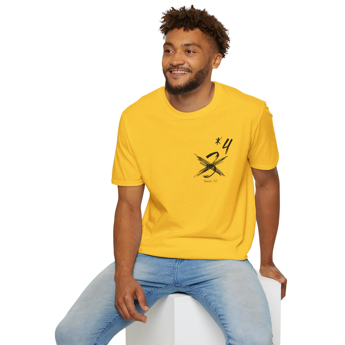 Not Just Three- Unisex Softstyle T-Shirt