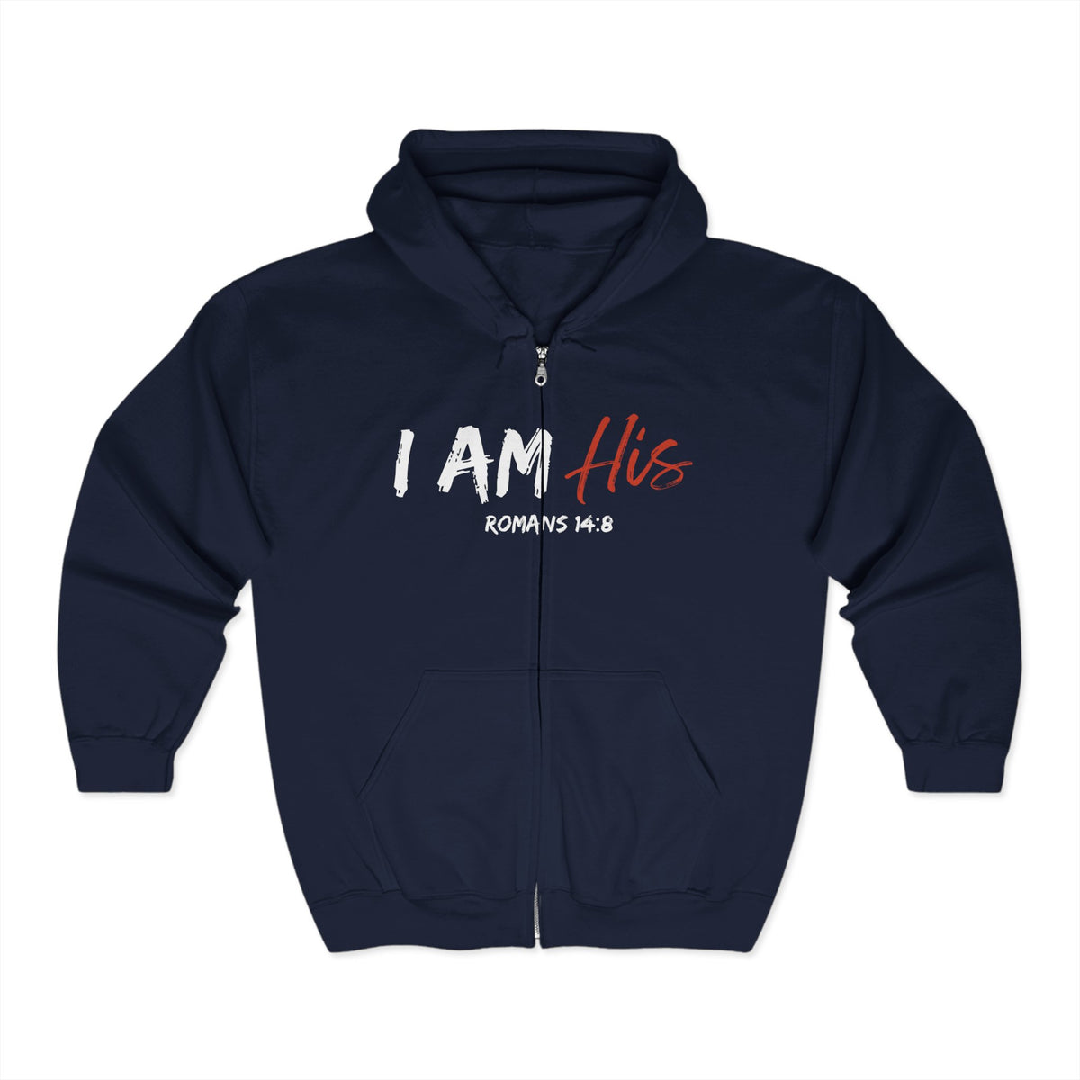 I Am His | Unisex Heavy Blend™ Full Zip Hooded Sweatshirt