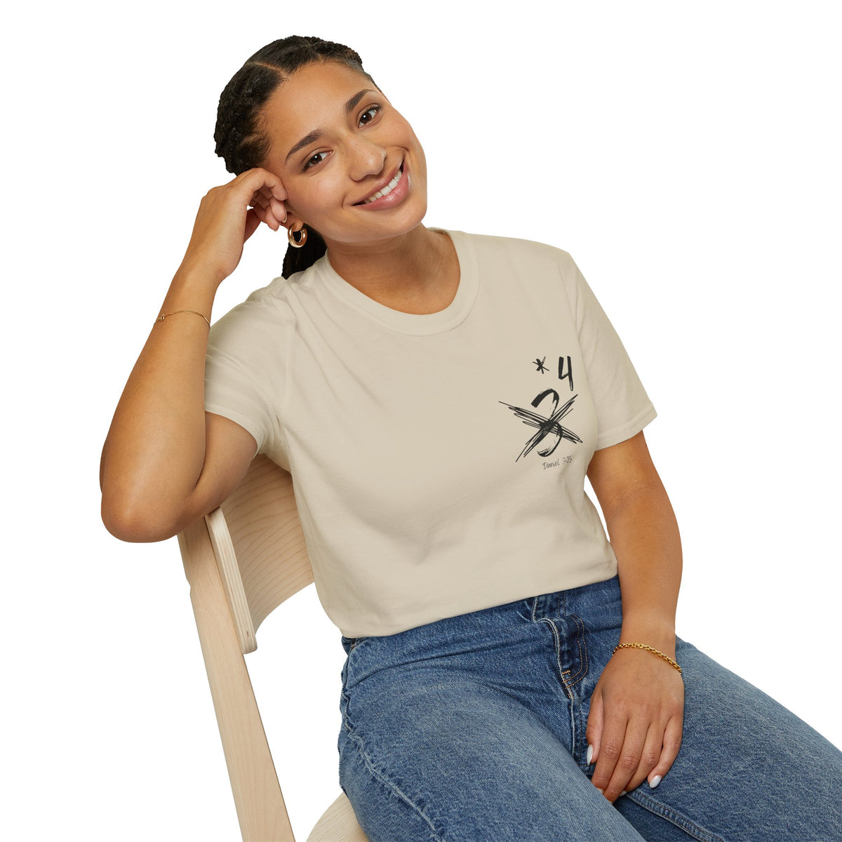 Not Just Three- Unisex Softstyle T-Shirt