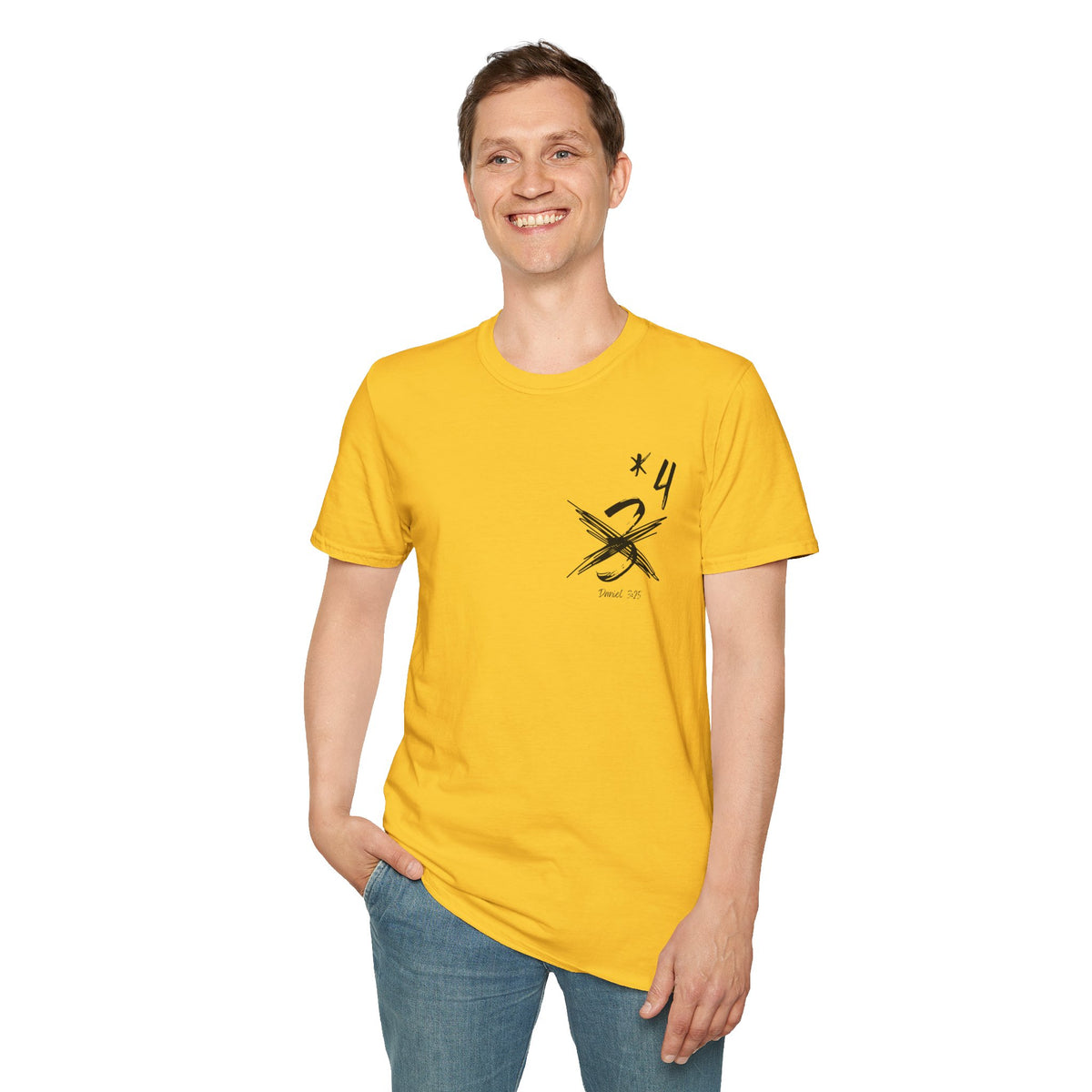 Not Just Three- Unisex Softstyle T-Shirt