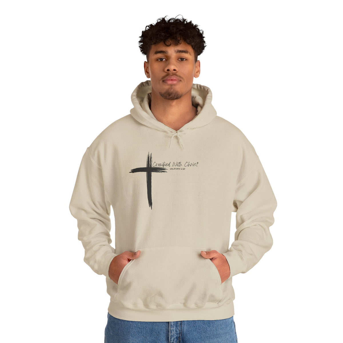 Crucified With Christ Ver.2- Unisex Heavy Blend Hoodie