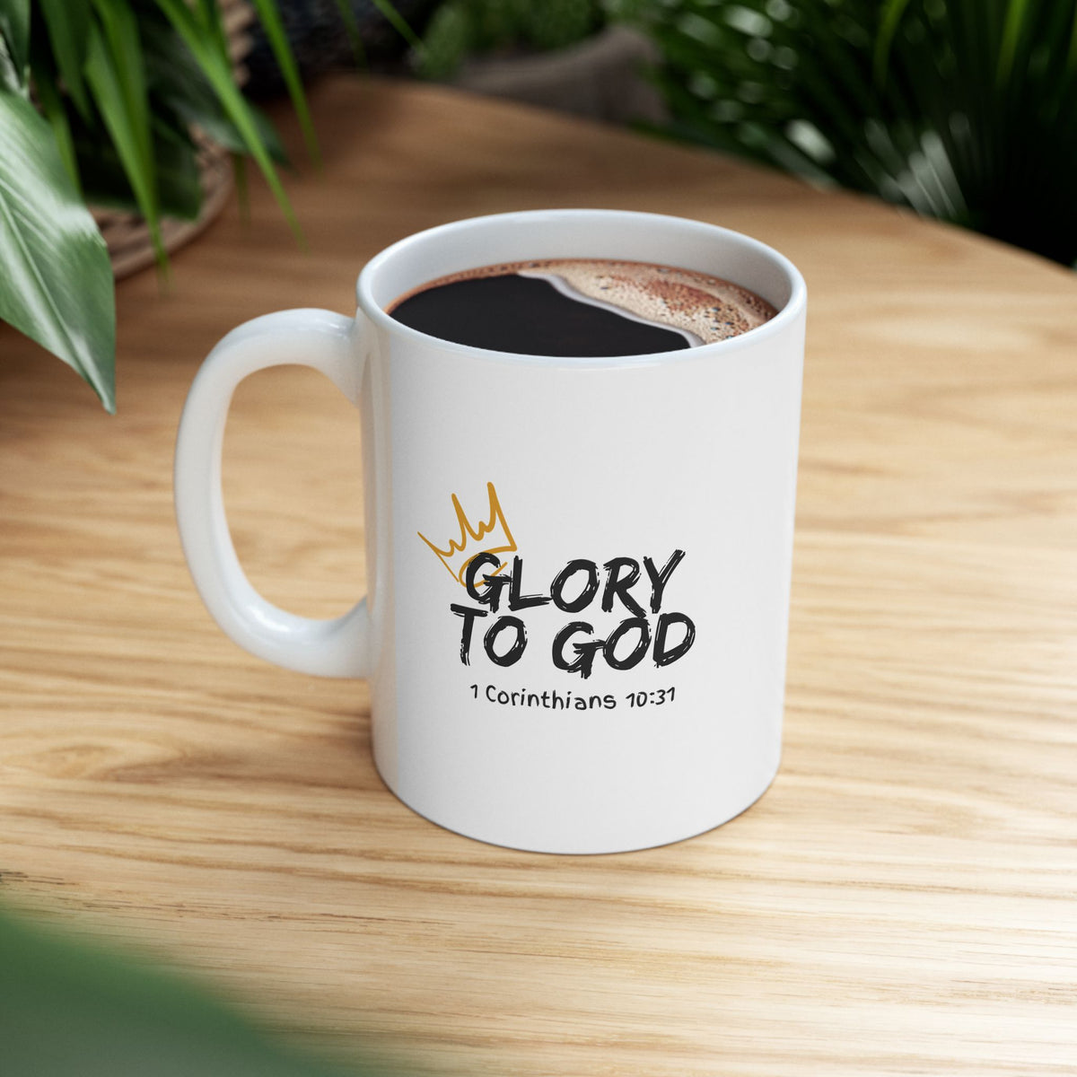 Glory To God- Ceramic Mug, (11oz, 15oz)