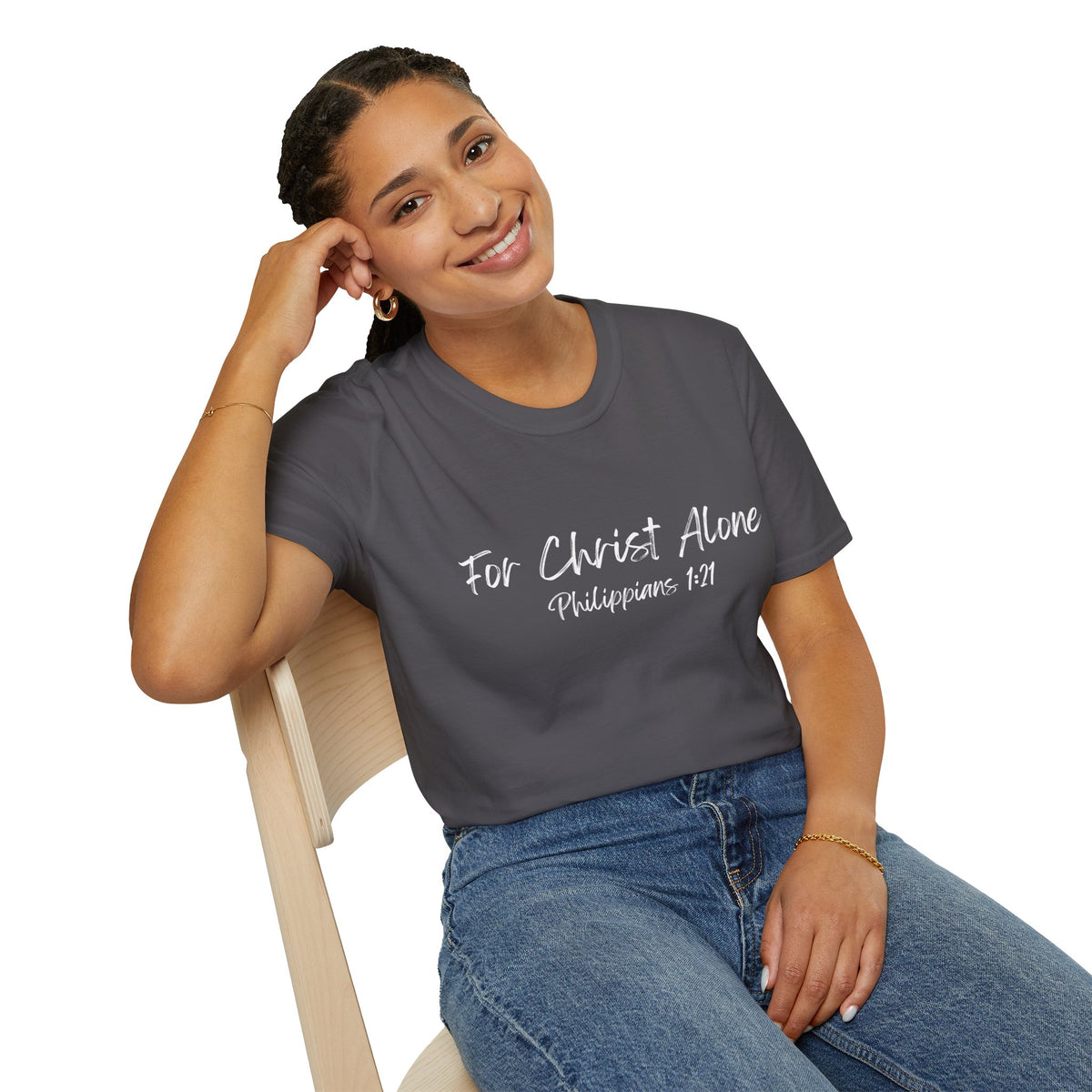 For Christ Alone- Unisex Softstyle T-Shirt