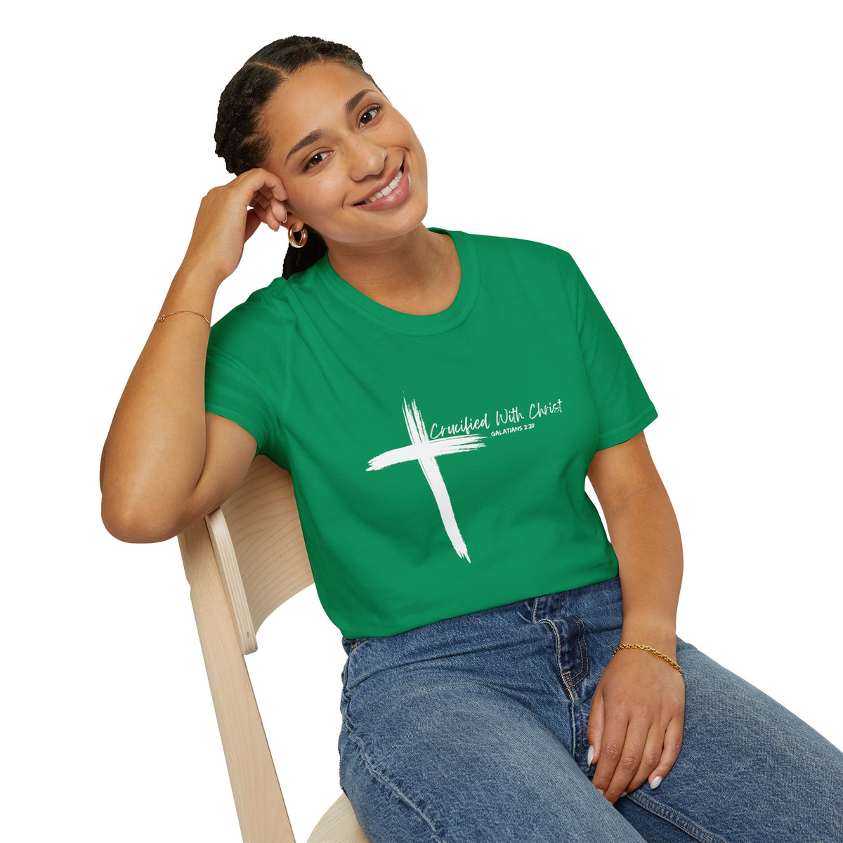 Crucified With Christ Ver.2- Unisex Softstyle T-Shirt