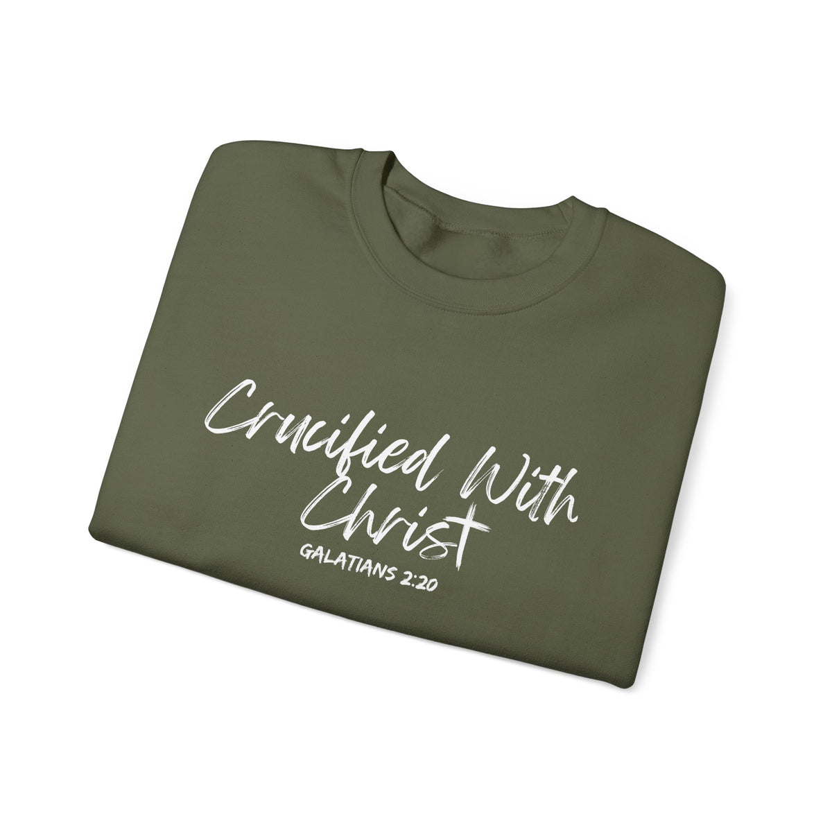 Crucified With Christ- Unisex Heavy Blend™ Crewneck Sweatshirt
