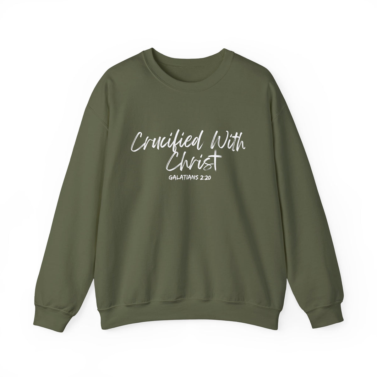 Crucified With Christ- Unisex Heavy Blend™ Crewneck Sweatshirt