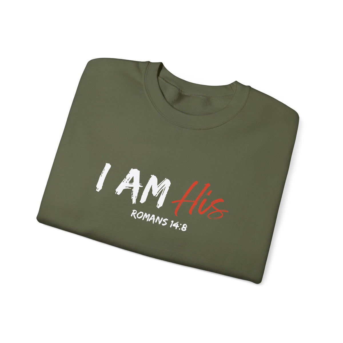 I Am His- Unisex Heavy Blend™ Crewneck Sweatshirt
